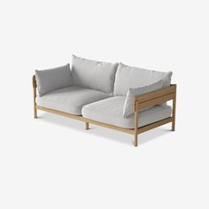 Tanso 2-Seater Sofa Outdoor Sofas Case Furniture Japandi Sofa, Japanese Sofa, Velvet Lounge Chair, Design Japonais, Velvet Lounge, Garden Lounge, White Sofa, Japanese Furniture, Outdoor Comfort