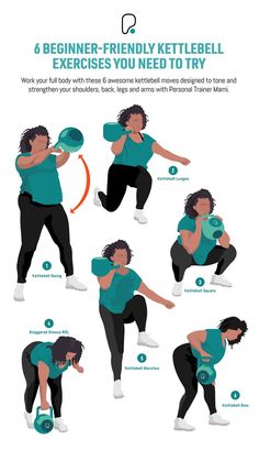 Combine these exercises for a full body beginner kettlebell workout that strengthens and sculpts the shoulders, back, legs, and arms. This workout can be done at home or the gym and is beginner friendly! #PureGym #WorkoutRoutine #GymWorkout
 ... less Full Body Kettlebell, Kettlebell Workout Routines, Full Body Kettlebell Workout, Kettlebell Exercises, Body Workout Plan, Workout Plan Gym, Beginner Workout, At Home Workout Plan, Weight Workout Plan