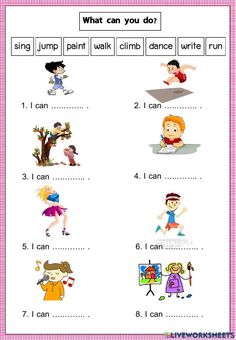 the worksheet for children to learn how to read and understand what they are doing