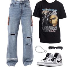 Estilo Baddie Girl, Streetwear Fashion Outfits, Comfy Fashion, Tomboy Fashion