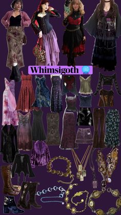 Ik I've done this one before but idc #whimsigoth #whimsical #whimsigothic #whimsicalgothic #gothic Cutesy Goth Aesthetic, Dark Purple Cardigan Outfit, Whimsical Goth Summer Outfits, Witchcraft Aesthetic Outfit, Whimsical Goth Style, Alt Goth Aesthetic, Whimsigoth Party Outfit, Y2k Whimsigoth Outfits, Whimsical Gothic Outfits