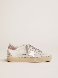 Pink Glitter Heels, Preppy Shoes, Quartz Pink, Shoe Wishlist, Exclusive Sneakers, Golden Goose Sneakers, Glitter Heels, Hype Shoes