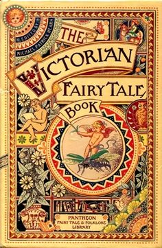 the victorian fairy tale book is shown