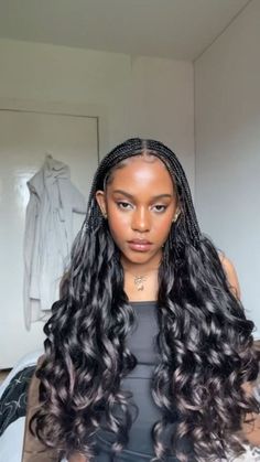 Big Box Braids Hairstyles, Goddess Braids Hairstyles, Braided Hairstyle, Box Braids Hairstyles For Black Women, Braids Hairstyles Pictures, Braided Cornrow Hairstyles, Cute Box Braids Hairstyles, Quick Braided Hairstyles, Trendy Hairstyle