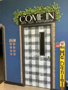 In this classroom we have good manners and treat others with respect! Classroom Decor Door Ideas, Door Decorations Classroom Middle School, Brick Classroom Decor, Ela Classroom Decor Elementary, Teacher Desk Area, Garden Theme Classroom, Farmhouse Classroom, Teachers Room, Math Classroom Decorations