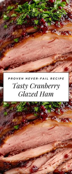 Image for Tasty Cranberry Glazed Ham Spiral Ham With Cranberry Glaze, Christmas Spiral Ham Recipes, Christmas Dinner Ham, Best Glazed Ham Recipe, Glazed Ham Recipes, Best Ham Glaze, Christmas Ham Dinner, Ideas Cena, Christmas Wednesday