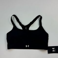 Under Armour Sports Bra Women's Black Avy Small New With Tags Medium Support Ships Promptly From A Smoke Free Environment. Under Armour Bra, Christmas Wishlist, Under Armour, Sports Bra, Ships, Bra, Tags, Sports, Birthday