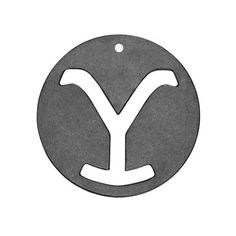 a black and white logo with the letter y on it