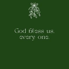 a green background with the words god flosss us, every one on it