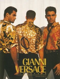 Untitled Versace 90s, 90s Versace, Men 90s, Versace Vintage, Americana Vintage, 90s Fashion Grunge, Vintage Man, Versace Fashion, Versace Logo