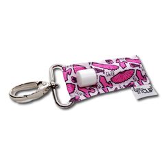 The LippyClip® was designed to save you time! Stop digging through your purse for your lip balm, finding it melted in your car, and wasting time looking for that little tube!  The LippyClip® perfectly holds cylindrical lip balms such as Chapstick, Carmex, Blistex and Burt's Bees, and easily clips on a keyring, purse hardware, diaper bag, backpack, etc. Please note that lip balm is not included. Pattern may shift slightly due to the handmade nature of this item.  Individually packaged with a branded hangtag and clear bag, ready for gift-giving. Spot clean recommended. Wholesale inquiries, please contact me to receive my linesheet. © Copyright 2006-2024 LippyClip®, Amy Gabriel.  All rights reserved. Lifestyle photography credits: Ashley Roberts Photography Return to main shop page:  https:// Keychain Chapstick Holder, Print Awareness, Ashley Roberts, Lip Balm Holder, Purse Hardware, Chapstick Holder, Dance Leotards, Burt's Bees, Lip Balms