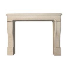 a white marble fireplace mantel