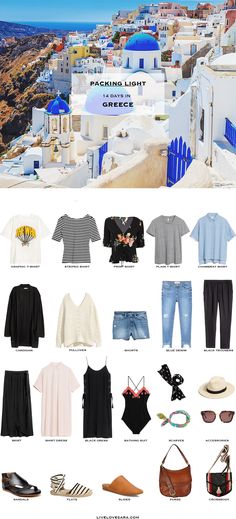 an overview of the different types of clothing and accessories