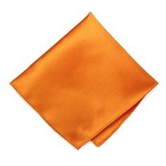 Pair this pocket square with a matching orange tie or use it to offset one of your favorite patterns. It's made from a heavyweight woven material with slight ribbing.We recommend this shade for a bright, basic orange color. Product Features • Measures approximately 9" by 9" • One sided with finished edges• Color is orange • Made from 100% Polyester • Satin finish, not too shiny, not too dull • Imported Orange Pocket Square, Pocket Square Folds, Groomsmen Ideas, Sock Suspenders, Handkerchief Men, Suspenders For Women, Orange Tie, Custom Ties, Pocket Squares