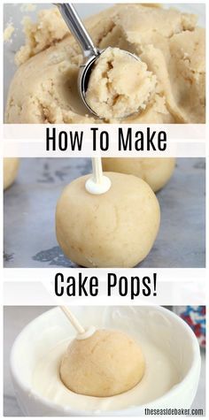 how to make cake pops in just one bowl and without any ice cream or butter