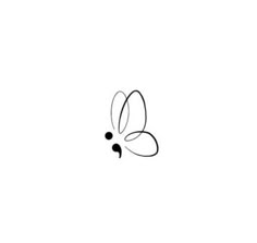 a black and white drawing of a butterfly on a white background with the word's name