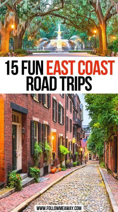 15 Fun East Coast Road Trips East Coast Vacation Ideas, Usa Road Trips, East Coast Vacation, East Coast Usa, New England Road Trip, East Coast Travel, Road Trip Destinations