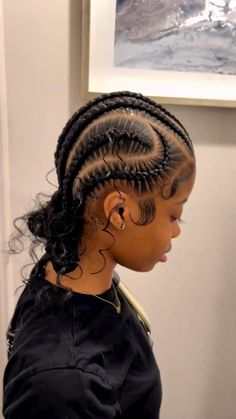 Check more at https://howcandothis.com/hairstyleideas/11789/ Quick Braids, Braided Hairstyles For Black Women Cornrows, Sleek Ponytail Hairstyles, Feed In Braids Hairstyles, Quick Weave Hairstyles, Cute Braided Hairstyles, Braids Hairstyles Pictures