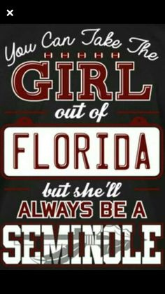 a black shirt that says you can take the girl out of florida but she'll always