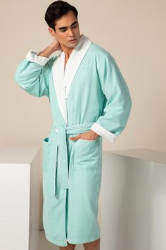 Mint-Green Men Spa, Tiring Day, Changing Robe, Soft Robes, Trim Styles, Evening Routine, Black Luxury, Star Hotel, Mens Luxury