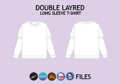 Clothing Templates, Flat Drawings, Illustrator Template, Tech Pack, Layered T Shirt, Layered Shirts, Mock Up, Mesh Shorts, Clothing Mockup