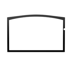 an image of a black door frame on a white background