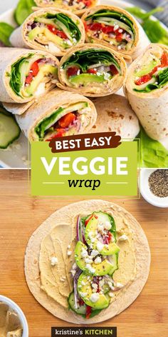 the best easy veggie wrap recipe