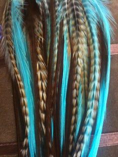 Feathers For Hair, Synthetic Dreads Hairstyles, Two Feathers, Hair Change, Bead Tips, Micro Beads, Hair Extentions