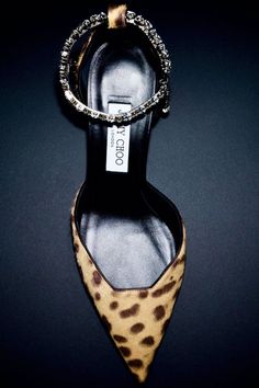 Jimmy Choo #leopardprint #pumps #natural #crystal #anklet #JimmyChoo Anklets, Cinderella, Pumps, Boutique, My Style, Crystals