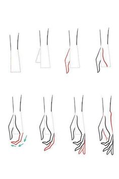 the foot is shown with different positions and lines to show how it's done