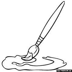 a paintbrush with water dripping from it coloring pages, coloring sheets, art lessons, drawing tips, painting supplies, doodles, person, ink, how to draw, drawings, pictures, bottle, artist, things, artwork, illustration