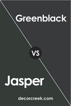 Jasper vs Greenblack by Sherwin Williams Sherwin Williams Jasper, Dark Green Exterior House Colors, Sherwin Williams Paint Colors Green, Sherwin Williams Green, Green Exterior House Colors, Bohemian Bedroom Ideas, Bohemian Pictures, Black Paint Color, Sherwin Williams Paint