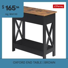 an end table with a price tag for $ 156 00 is on sale at jchenney com