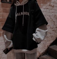 Baggy Hoodie Outfit, Tomboy Outfit Ideas, Hoodie Outfit Casual, Boyish Outfits, Polar Codes, Korean Casual Outfits, Baggy Clothes, Tomboy Outfits, Tomboy Style Outfits