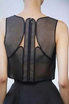 . Clothing Details, Sheer Fabric, The Back, High Fashion, Style Me, Lookbook