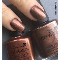 CND Shellac Leather Satchel Shellac Nails Fall, Bronze Nails, Shellac Colors