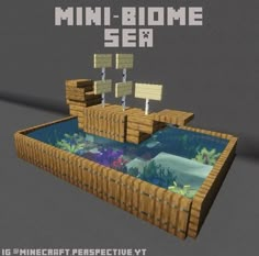 Mincraft Idea Builds, Minecraft Museum Exhibits, Minecraft Mini House Ideas, Minecraft Museum Ideas, Unique Minecraft Houses, Fun Things To Build In Minecraft, Minecraft Rocks, Minecraft Sculptures, Minecraft Mini Games