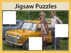 Jigsaw Puzzles | Free Printable PDF | Activity | Senior, Elderly | Memory Disorder | Dementia | Aphasia | Easy Lines Background, Puzzle Template, Elderly Activities, Sharp Scissors, Activity Ideas, Nursing Home