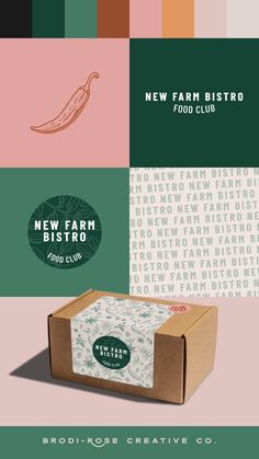 Restaurant Branding Design & Custom Packaging Design logotypeclub #logotypes👌. Food Business Branding, Farm Restaurant Design, Healthy Restaurant Branding, Health Food Branding, Farm Branding Design, Fun Flyer Design, Grocery Branding, Restaurant Card Design, Bistro Branding