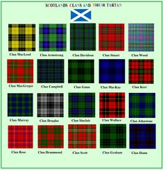 Tartans Of Scotland, Scottish Tartan Aesthetic, Clothing Fabric Patterns, Scottish Symbols, Scotland Aesthetic, Scottish Dress, Flower Of Scotland Tartan Kilt, Clan Fraser Tartan, Scottish Clothing