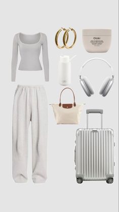 Air Port Outfit, Airport Fits, Cute Lazy Day Outfits, Cute Lazy Outfits, Travel Outfits, Lazy Outfits, Cooler Look