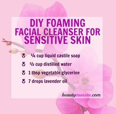 Easily irritated and blotchy red skin? There’s good news – you can make your own facial cleanser recipe for sensitive skin! Chances are most store-bought f Facial Cleanser Recipe, Red Blotchy Skin, Cleanser Recipe, Diy Facial Cleanser, Natural Beauty Hacks, Diy Facial