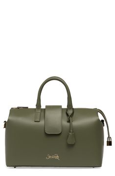 Silver & Riley Convertible Executive Bag | Nordstrom Italian Leather Bags, Green Purse, Favorite Handbags, Luxe Life, Rainbow High, Chic Bags, Christmas Vibes, Boston Bag, Green Leather