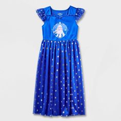 Elsa Nightgown, Fantasy Nightgown, Disney Princess Room, One Piece Clothing, Overlay Skirt, Disney Fantasy, Princess Room, Disney Ideas, Princess Elsa