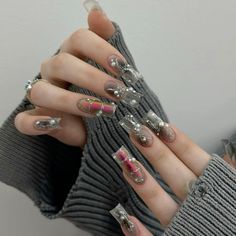 Crazy Nails, Kawaii Nails, Ombre Nails, Nail Trends, Swag Nails, Glow Up?, Nails Inspiration, Pretty Nails, Nail Inspo