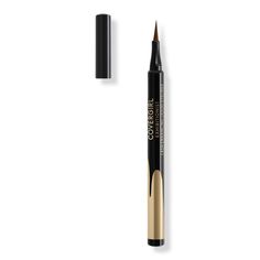 Exhibitionist Lash Enhancing Liquid Eyeliner -  Create a fuller-looking lash line and enhance the appearance of your lashes with this precise, stay-put liquid eyeliner. COVERGIRL Exhibitionist Lash Enhancing Liquid Eyeliner's super soft flex-tip glides on smoothly along the lash line, with no pulling, tugging, or smudging.    Features     Vegan, waterproof formula Precision felt flex-tip True matte finish Doesn't flake, fade, or smudge Ophthalmologist tested Suitable for sensitive eyes     Key I Covergirl Eyeliner, Makeup For Older Women, Beauty Lash, Liquid Makeup, Healthy Skin Tips, Cover Girl, Liquid Liner, Skin Tips, Smooth Lines