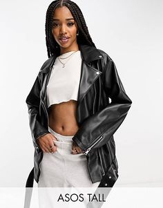 Edgy Concert Outfit, Women Sleepwear, Faux Leather Biker Jacket, Concert Looks, Faux Leather Moto Jacket, Notch Collar, Leather Biker Jacket, Leather Moto, Leather Moto Jacket