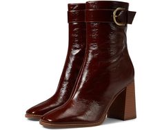 Burgundy Outfit, Burgundy Boots, Brown Boots Women, Aesthetic Shoes, Boots Brown, Brown Leather Boots, Crazy Shoes, Mid Calf Boots, Brown Boots