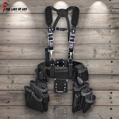 TLA Leather Tool Belt With Leather Work Suspender | Padded & Pocket Suspender | Tool Bag | Carpenter | Construction | Framers | Handyman  This Package has 2 Items: 1: Comfortable Padded Yoke Leather Suspenders with Pockets. * 100% Leather * Imported * Clip closure This Premium Leather Tool Belt is made to last and is comfortable to wear, so upgrade your work gear with it. This tool belt increases productivity on the job by keeping your necessary instruments accessible and organized, making it pe Carpenter Tool Belt, Leather Tool Belt, Carpenter Tools, Leather Suspenders, Tool Bags, Work Gear, Tool Belt, Tool Bag, Leather Work