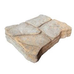 The naturally weathered look of Keystone’s Alameda patio stone provides an element of customization to every hardscape project. Lowe's 13-in L x 11-in W x 2-in H Irregular Tan/Gray Concrete Patio Stone | 179-AP-TG Gray Concrete Patio, Paver Steps, Polymeric Sand, Flagstone Pavers, Patio Stone, Garden Pavers, Paver Designs, Grey Patio, Gray Concrete